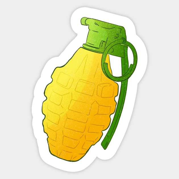 Pineapple Sticker by melonolson